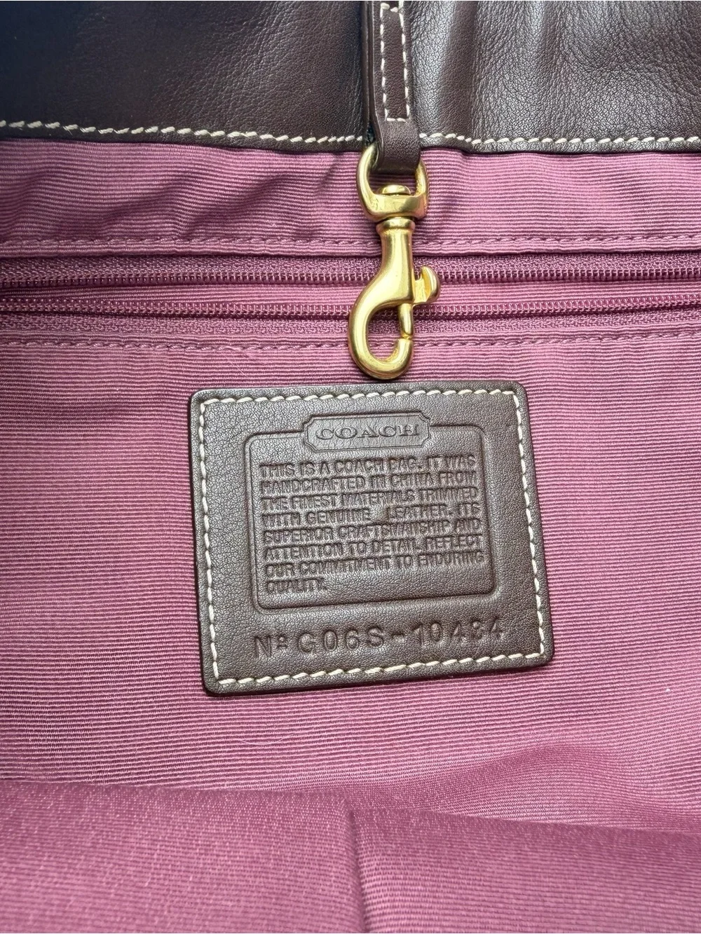 Coach beautiful patchwork